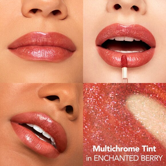 NIB ✅ Buxom #ENCHANTED BERRY Plump Shot Collagen Peptides Lip Serum ✨ BNIB - Picture 3 of 9